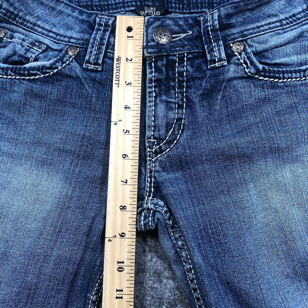 Silver Jeans Co Suki Surplus Bootcut Jeans Womens 27x32 Medium Wash Stretch - Picture 11 of 16
